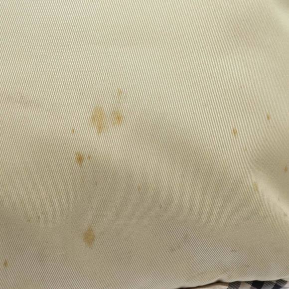 BURBERRY Nova Check Blue Label Hand Bag Nylon Beige Auth 81676 - Picture 4 of 16